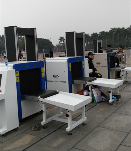 廣州車展MCD-6550X光安檢機現場展示圖